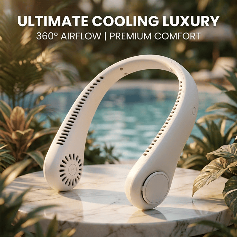 🔥Last Day 60% OFF🔥🍃360° Portable Bladeless Neck Fan
