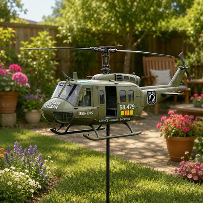 🔥Father's Day Special Offer: 49% OFF🎖️-Vietnam Veteran CH-47 Chinook Helicopter Wind Spinner ✈️Buy 2 Free Shipping Today!
