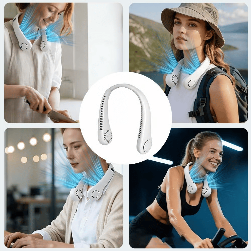 🔥Last Day 60% OFF🔥🍃360° Portable Bladeless Neck Fan