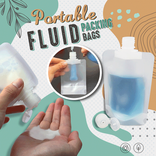 (🌷Summer SALE - 48% OFF) Portable Travel Fluid Makeup Packing Bag(10 Pcs)