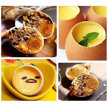 Stainless Steel Egg Opener Eggshell Cutter Kitchen Remover Tool for Raw/Soft Hard Boiled Egg