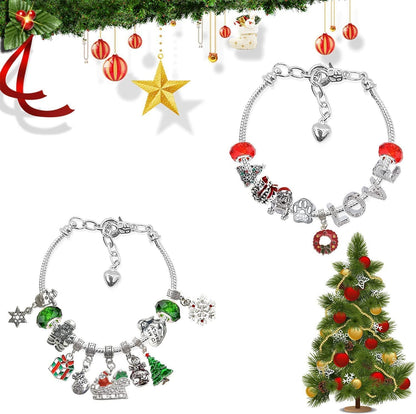 (🎁Early Christmas Sale- 48% OFF🎁) 24 Days Countdown Calendar DIY Christmas Advent Calendar Bracelets Set
