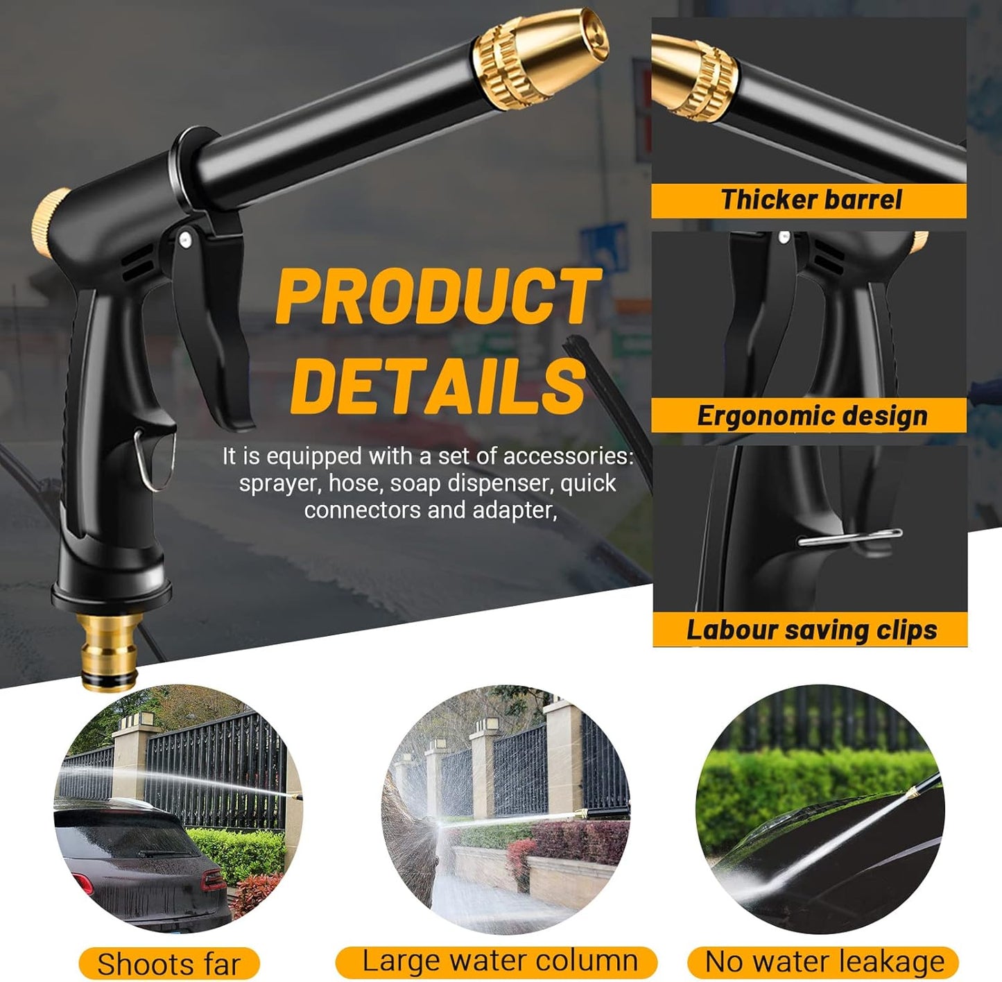 🔥Hot Sales 60% OFF💦Powerful High-Pressure Home Car Wash & Garden Sprayer