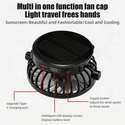 🧢Stay Cool Under the Sun — Without Holding a Fan