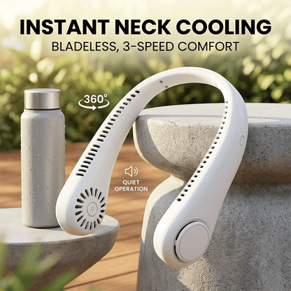 🔥Last Day 60% OFF🔥🍃360° Portable Bladeless Neck Fan