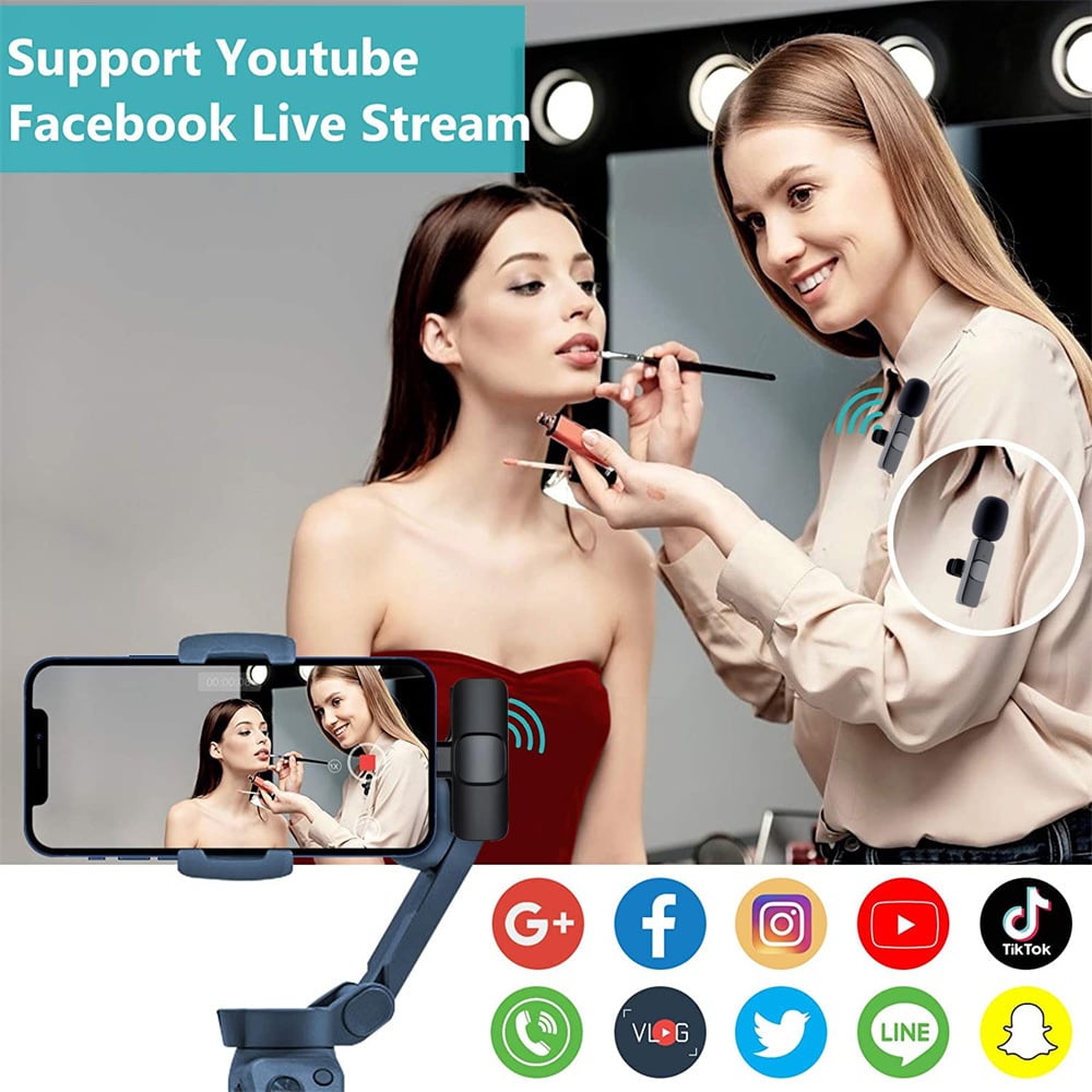 New Wireless Lavalier Microphone--Hot Sale Now🔥