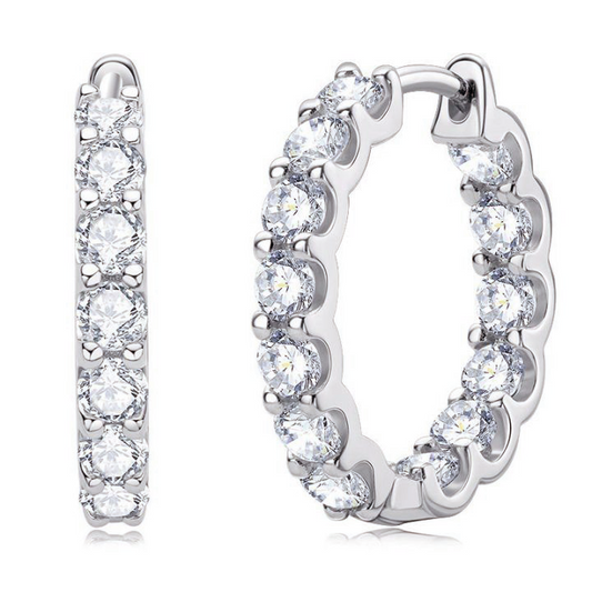 Moissanite Huggie Earrings (2.6 ct. tw.)